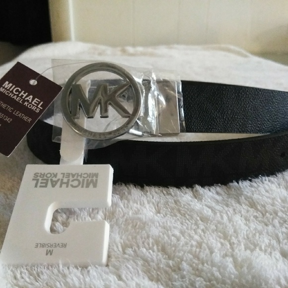 MICHAEL KORS SYNTHETIC LEATHER BELT - Picture 7 of 8